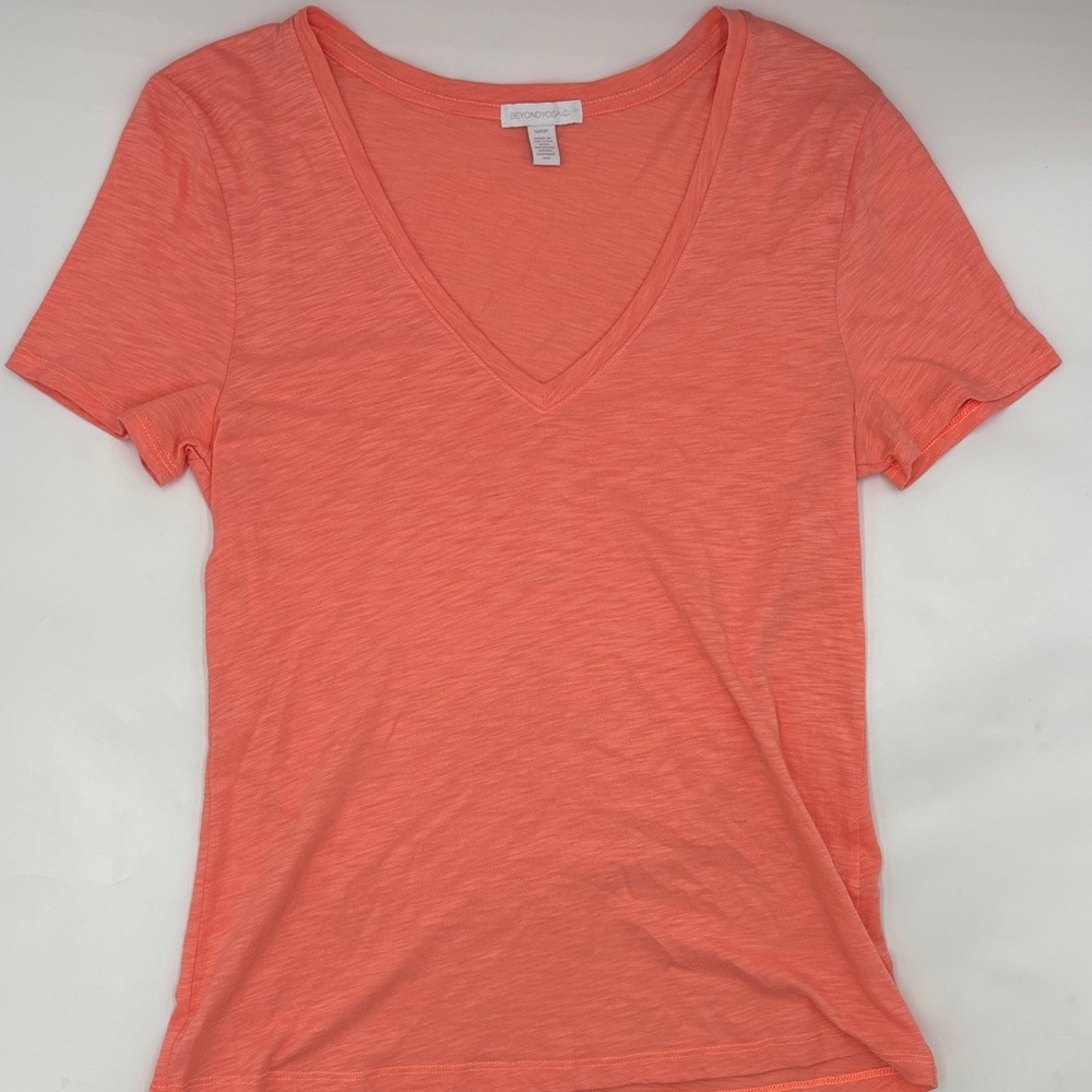 Beyond Yoga V-Neck T-Shirt - Picture 1 of 7